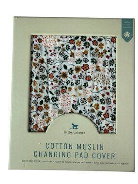 New Box Little Unicorn Cotton Muslin Changing Pad Cover Floral Flowers Newborn